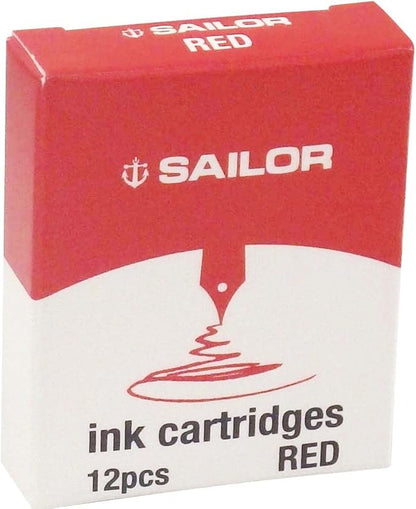 Sailor Jentle Ink Cartridges (Red)