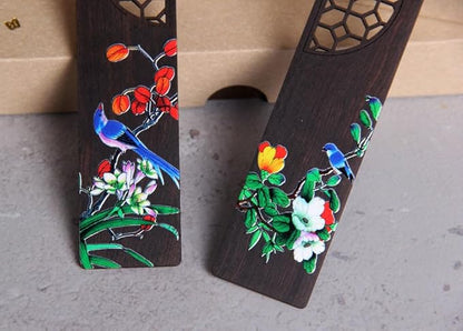 Wooden Bookmark Engraved Book Mark Vintage Style Best Unique Gifts Set for Book Lovers,Women,Men,Teacher,Birthday Present