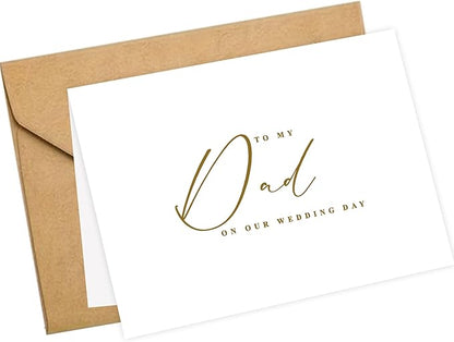 LADY&HOME To My Dad on My Wedding Day Card