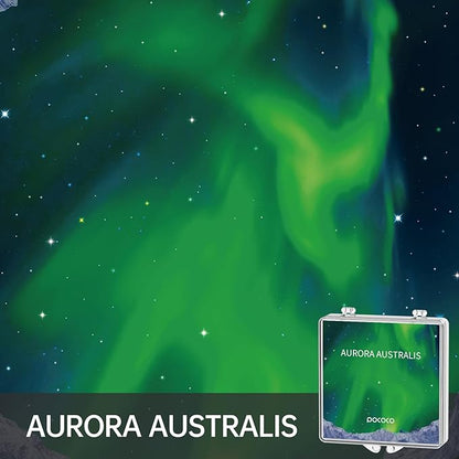 POCOCO Aurora and Deep Sea Series Galaxy Star Projector Night Light Discs: Realistic Galaxy Patterns, 5K Ultra HD, 96% Light Transmission, High Brightness - 6-Piece Pack (Projector Not Included)