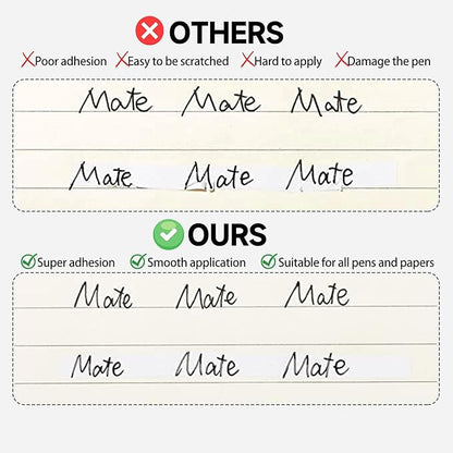 Refillable Retractable White Correction Tape, White Smooth Pull Out Correction Tape with 2 Extra Refills, Cute Correction Tape for Office Supplies, 3 PCS (CS-33)