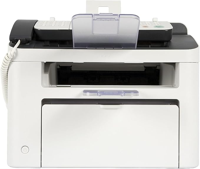 Canon FAXPHONE L100 - Monochrome Laser Fax with Copier, 30 Sheet Auto Document Feeder, 1 Year Limited Warranty, 19 PPM, White