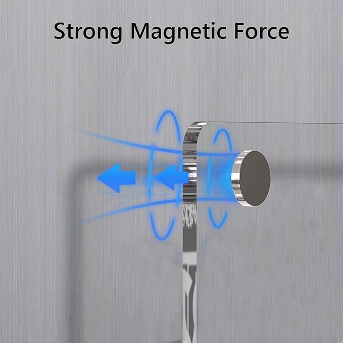 Acrylic Magnetic Dry Erase Board for Fridge, Clear Whiteboard for Refrigerator, Notepad Memo to Do/Grocery List White Board, w/ 8 Colors Markers, 15"x11"