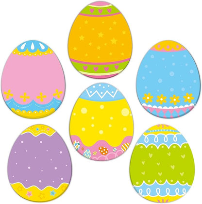 30 Pack Easter Egg Sticky Notes - 600 Sheets Spring Easter Sticky Note Pads for Kids Easter Gift Party Favor Message Reminder Studying School Office
