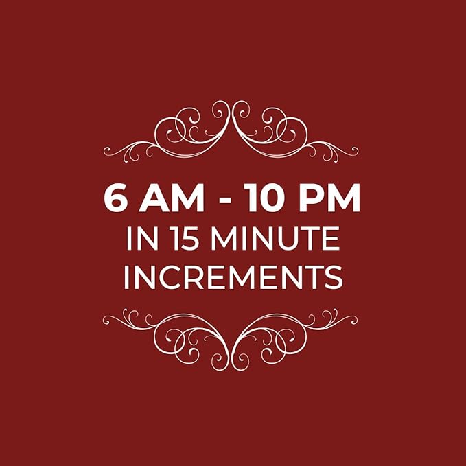 Notebook Planner, 6 Column Appointment Book – Large 12.75" x 13.5" Undated 2024 Planner, Daily & Hourly Planner in 15 Minute Increments – Spiral Notebook Organizer for Scheduling Appointments (6 Column)