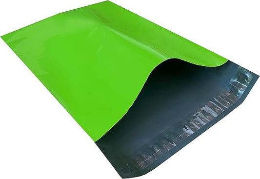 Colored Poly Mailers Pack of: Be creative with your packaging with Colored mailers (Green, 9" x 12" pack of 1000)