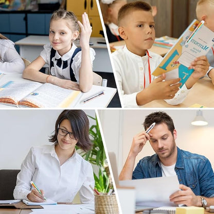 Valentines Classroom Favors 12 PCS Ballpoint Pens for School Classroom Must Have Colored Pens Ballpoint School Supplies Party Favors Office Supplies Back to School Gifts for Students Son Daughter