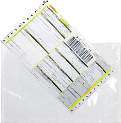 Packing List Envelopes, Clear 6” x 9” Self Adhesive Shipping Labels Envelope Pouches (100 PCS)