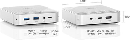 SideTrak Speakerphone Hub | Portable Audio Docking Station with 360° Sound Input and Smart Noise Cancellation | Conference Speaker and Microphone | Office Speaker and Speakerphone for Laptop