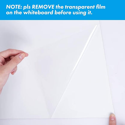 HAMIGAR Whiteboard Sticker for Wall 35.4" x 157.48" Whiteboard Wallpaper Peel and Stick, White Board Stick on Wall, Dry Erase Contact Paper Adhesive Poster Board Whiteboard