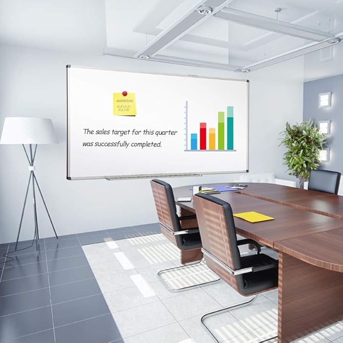 XIWODE Large Magnetic Dry Erase Board，Whiteboard for Wall, 36 x 60 inches, Whiteboard Marker Board Writing Board，Silver Aluminum Frame, Durable,Whiteboard for Home School & Office