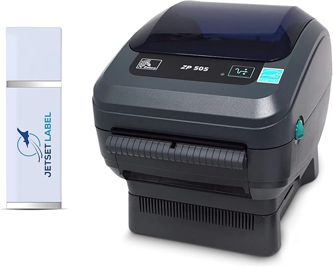 Zebra ZP505 / Zebra ZP 505 Label Direct Thermal Bar Code Zebra Label Printer ZP505 | USB, Serial, and Parallel Connectivity 203 DPI Resolution | Includes Software