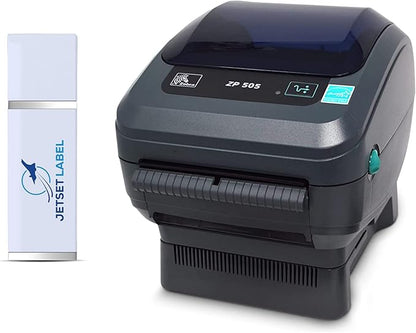 Zebra ZP505 / Zebra ZP 505 Label Direct Thermal Bar Code Zebra Label Printer ZP505 | USB, Serial, and Parallel Connectivity 203 DPI Resolution | Includes Software