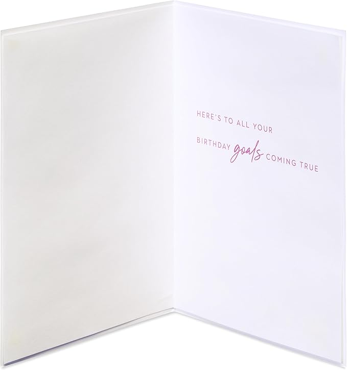 Papyrus Birthday Card (Birthday Goals)