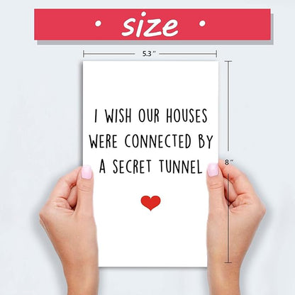 Funny Birthday Card For Friends Sister, Humor Best Friend Birthday Card, Long Distance Friendship Greeting Card, I Miss You Greeting Card, Fashion Themed, Perfect for Any Friend