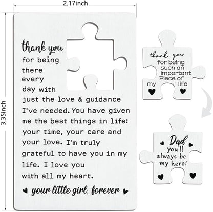 llxxeyopqdxz Thank You Dad Gifts from Daughter, Wallet Card Insertion, Dad Appreciation Gift, Christmas Gifts for Dad from Daughter, Happy Birthday Dad Gift Card, Thanksgiving Day Gift for Dad.