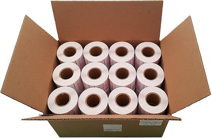LST-8040 Printing Scale Label, All RED Letters, 58 x 60 mm, UPC/Safe Handling 36 Rolls Per Case, Lower Price Than 12 Rolls