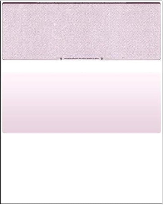 Compuchecks Check on Top Blank Check Paper - 100 Pack, Quick-Books & Laser Printer Compatible - Security Business Checks with Voucher - 8.5" x 11" Burgundy Diamond