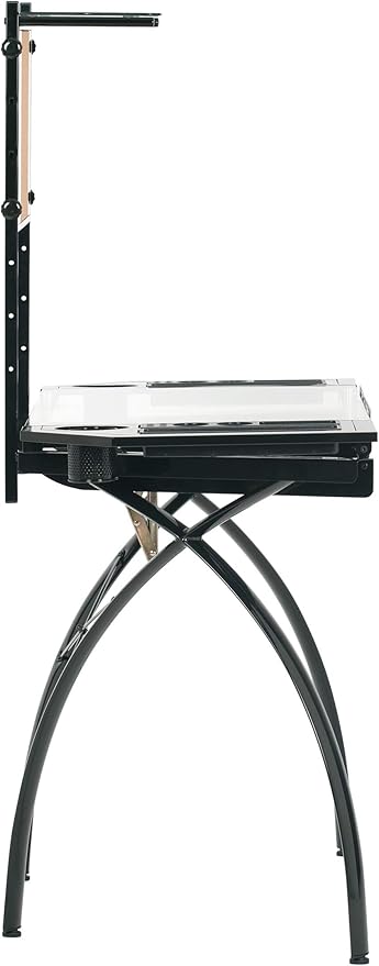 Studio Designs Futura Tower in Black with Clear Glass