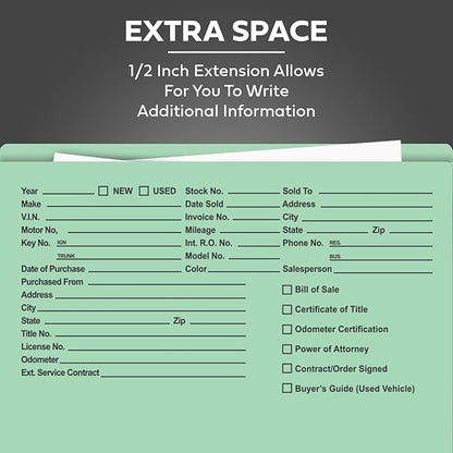 Printed Heavy Duty Deal Jackets - Green (100 Shrink Wrapped)