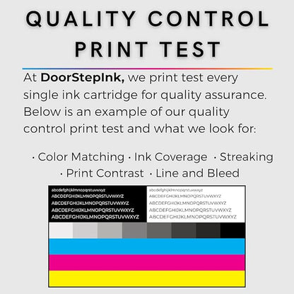 DoorStepInk Remanufactured in The USA Ink Cartridge Replacements for HP 45 51645 51645A Black for HP Printer Color Copier 110, 120, 140, 145, 150, 155, 160, 170