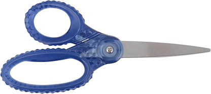 Westcott 7" GEM Crystal-Design Student Scissors, for Kids Aged 12+ - Scissors for School, Craft, Home, DIY, Classroom - Blue