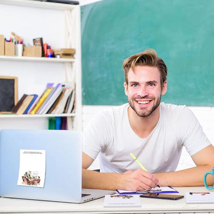 Funny Notepads with Sayings Sticky Funny Office Supplies to Do List Sarcastic Work Assorted Notepad for Workers, 12 Designs, 3 x 3.93 Inch(Novelty Style)