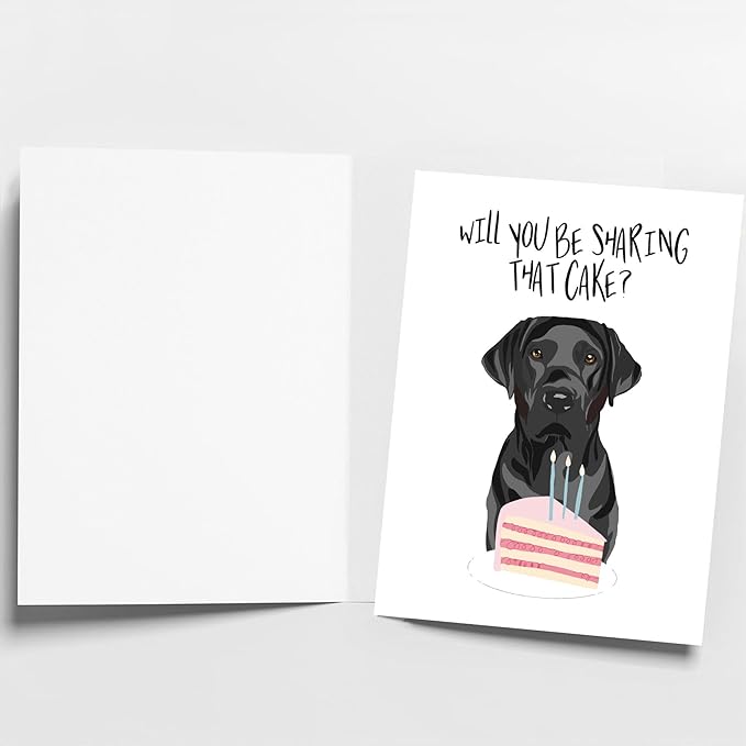 Hqulpr-1pc Funny Dog Birthday Card, Funny Birthday Cards For Dog Lovers, Birthday Card From Dog,Funny Birthday Cards For Men, Women, Husband, Son, Dad, Mom, Him, Best Friend, Brother