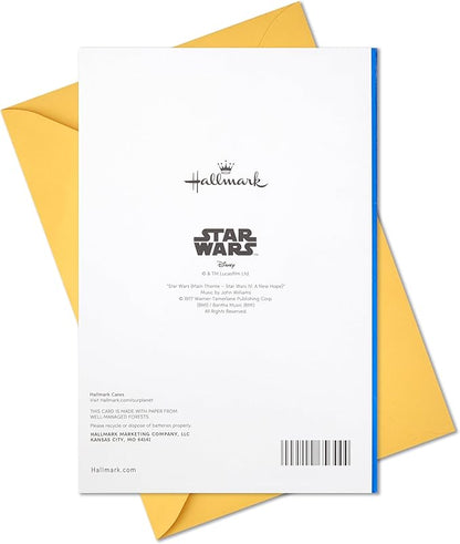 Hallmark Star Wars Funny Birthday Card with Sound (Long, Long, Long Time Ago)