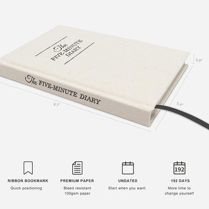 Daily Gratitude Journal for More Mindfulness, Affirmation, Happiness and Productivity - Simple Undated Effective Gratitude Journal for Women & Men