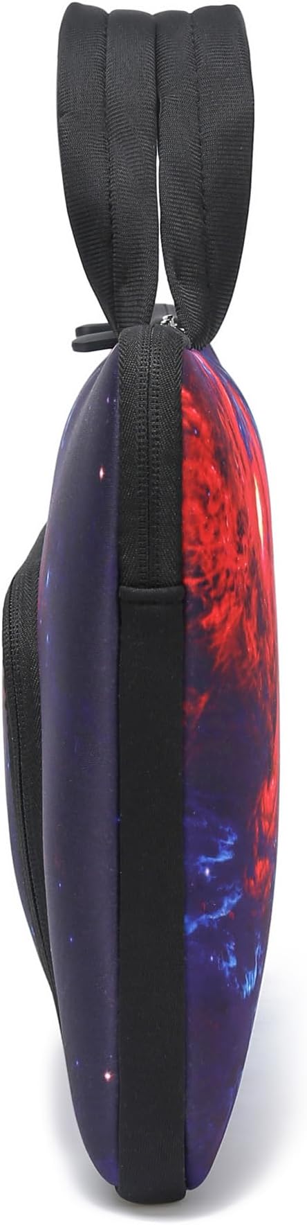 11.6 12 12.5 inch Laptop Sleeve Chromebook Case Ultrabook Case Notebook Sleeve Tablet Case Neoprene Handle Sleeve for Men Women, Two Pockets Fit Apple MacBook Air Samsung Acer HP DELL (Cool Galaxy)