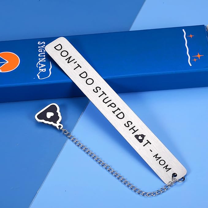 Easter Basket Stuffers for Boys Girls Funny Bookmarks White Elephant Gifts Christmas Stocking Stuffer for Son Daughter from Mom Valentine Birthday Graduation Humor Gag