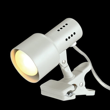 Globe Electric 30293 5.5" Clip-Arm Desk Lamp, Matte Light Gray, In-Line On/Off Switch, Bulb Included, Home Décor, Desk Lamps for Home Office, Home Office Accessories, Room Décor, Accent Lighting Lamps