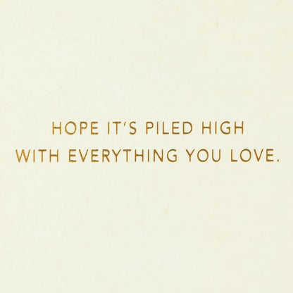 Hallmark Signature Birthday Card (Triple Cheeseburger)