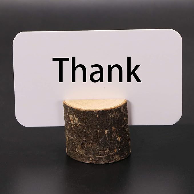 Penta Angel 100 Pcs Mini Paper Blank Gift Notes Cards DIY Craft Small Word Business Message Cards (White)