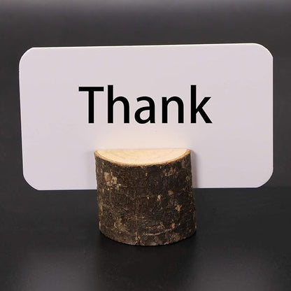 Penta Angel 100 Pcs Mini Paper Blank Gift Notes Cards DIY Craft Small Word Business Message Cards (White)