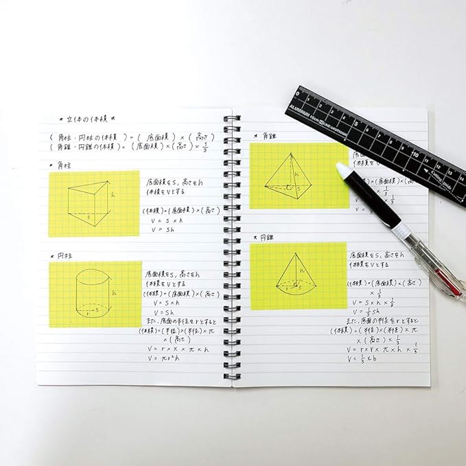 ヤマト Yamato NRK-50H-LH Sticky Notes, Roll Tape, Square Type, Notebook, 2.0 inches (50 mm) Wide, Refill