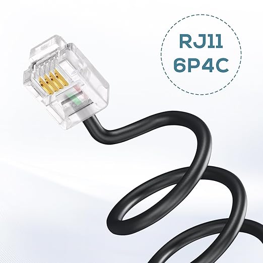 RJ116p4c Male to USB Female, RJ11 to USB Modem Adapter, Used for Telephone Interface Testing Connectors, Telephone Communication, Fax Machines, Modem Adapters (RJ11 to USB 100cm)