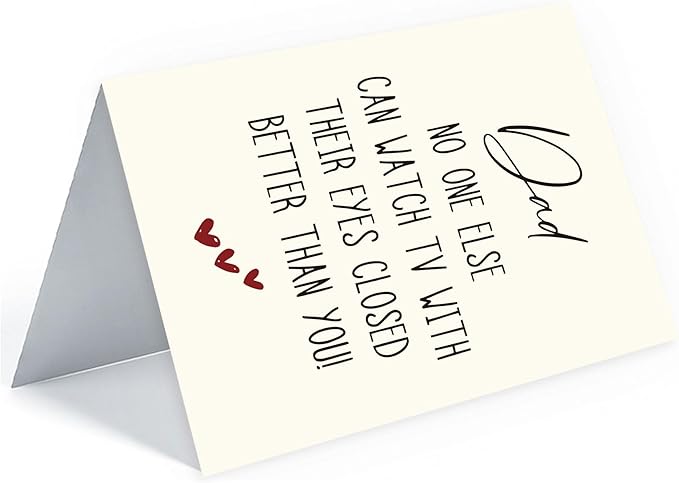 Hqulpr-Funny Birthday Cards For Dad, Birthday Cards For Men Funny Unique, Funny Fathers Dad Card, Birthday Card For Dad Funny, Birthday Cards For Dad From Daughter, Son