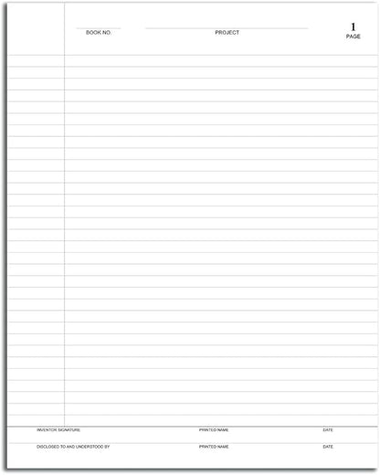 BookFactory Lab Notebook Laboratory Notebook - Professional Grade - 168 Pages, 8" x 10" (Ruled Format) Cover is Black and Burgundy Imitation Leather, Section Sewn Hardbound (LRU-168-SRS-A-LKMST1)