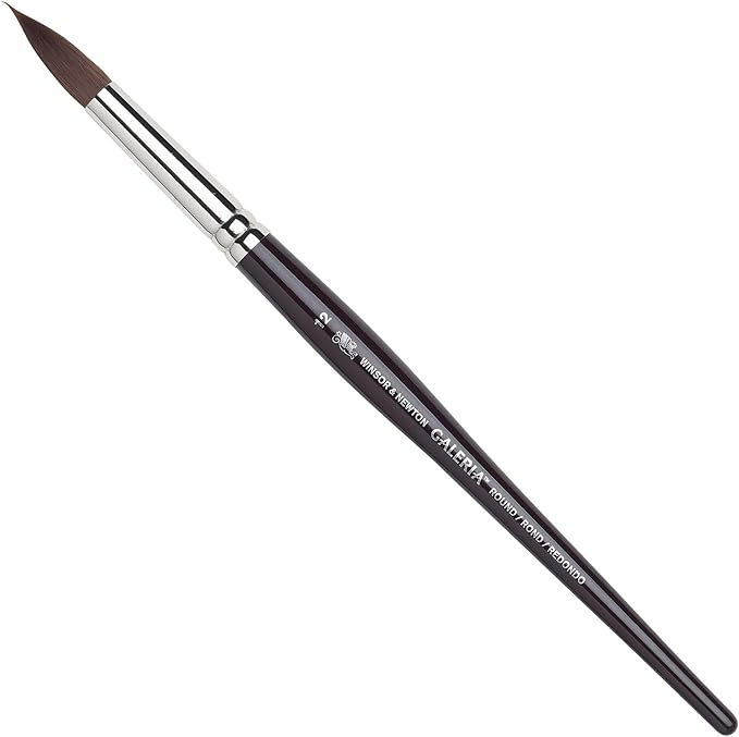 Winsor & Newton Galeria Round Short Handle Brush, Size 12