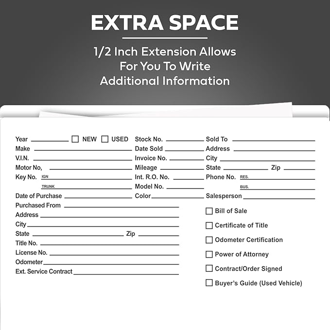 Heavy Duty Deal Jackets - White (9.375" x 11.75" with 0.5" Extension, 100 Count)