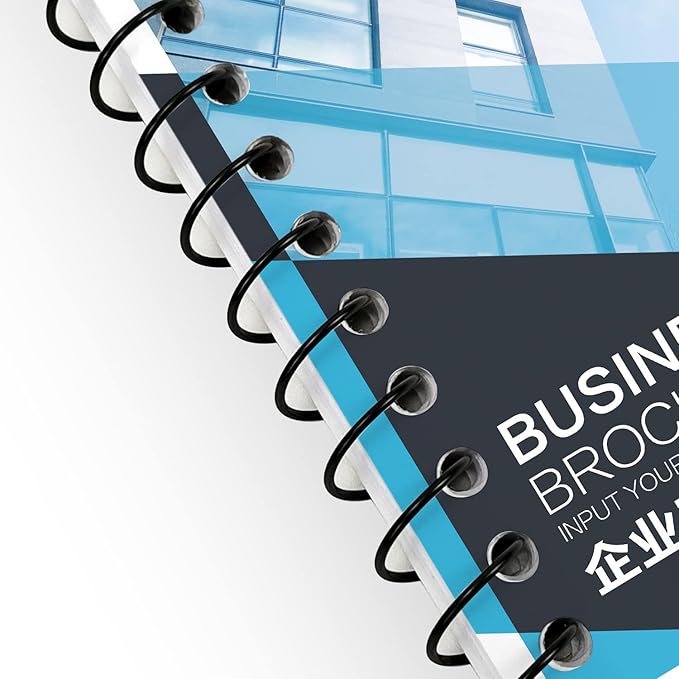 Rayson Spiral Metal Coil for Binding, 4:1 Pitch, 48-Loops, 5/8" Coils Binding Comb 140 Sheets Capacity, Black Color & Pack of 100