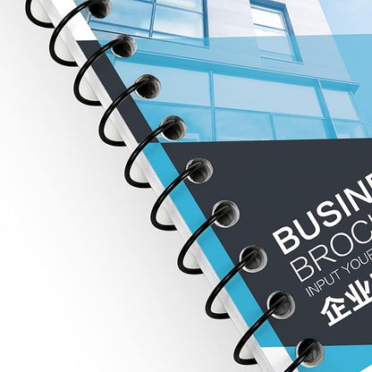 Rayson 14.3mm Spiral Wire Coil for Binding, 4:1 Pitch, 48-Loops, 9/16" Metal Coil Comb Binding 115 Sheets Capacity, Black Color & Pack of 100