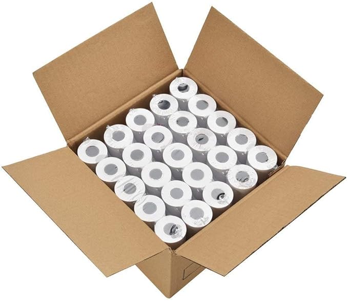 (800 Rolls) LabelMore 2 1/4" X 50' Thermal Paper Rolls, Credit Card Paper Rolls Thermal, Cash Register Roll, Premium Pos Thermal Printer Paper