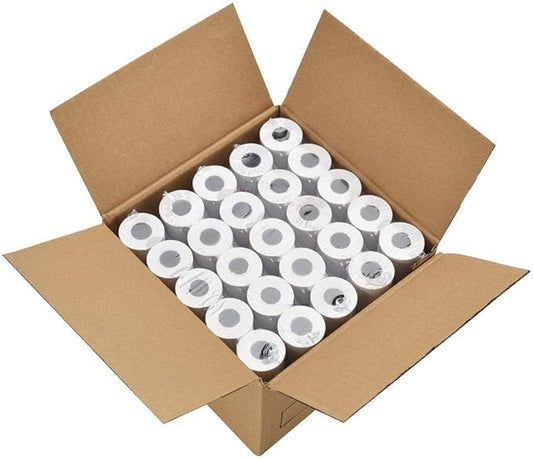 (800 Rolls) LabelMore 2 1/4" X 50' Thermal Paper Rolls, Credit Card Paper Rolls Thermal, Cash Register Roll, Premium Pos Thermal Printer Paper