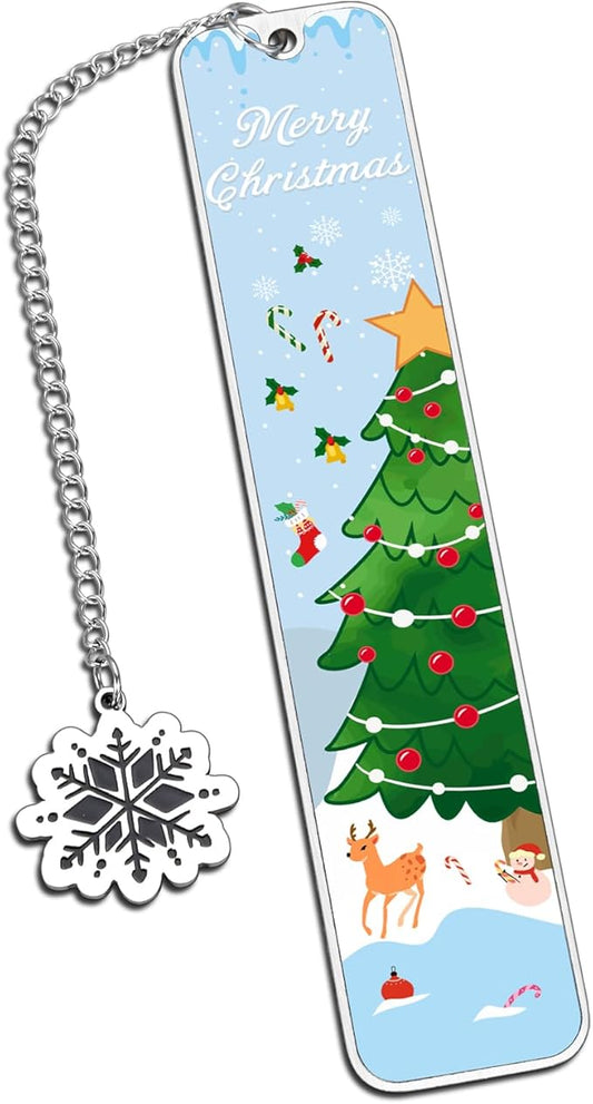 Stocking Stuffers for Kids, Christmas Bookmarks for Girls Boys, Book Lovers Gifts for Kids, Book Marks for Reading Kids, White Elephant Gifts, Secret Santa Gifts, Reading Accessories, Book Accessories