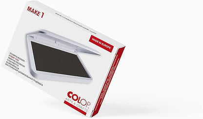 COLOP Make Series, Ink Stamp Pads, with Non-Toxic Premium Ink, Water-Based Acid-Free (Fancy Grey, Make 1-1-15/16" x 3-1/2")