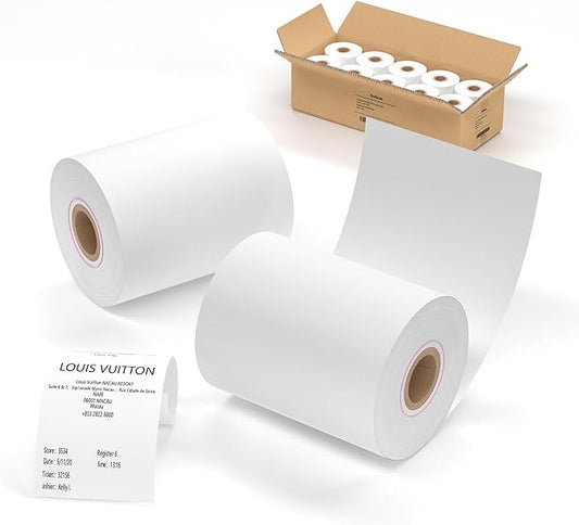 10 Rolls 2 1/4" x 85' Thermal Paper Cash Register POS Receipt Paper Fits for Most Credit Card Terminals