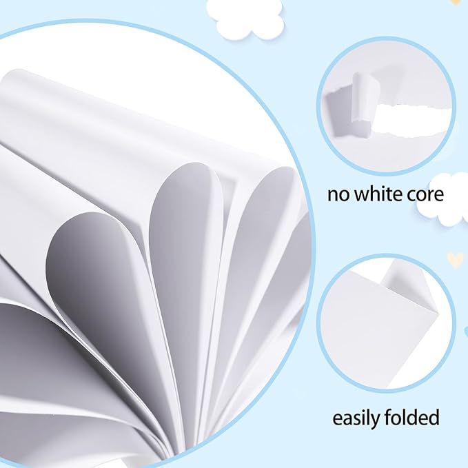 120 Sheets White Cardstock Paper 8.2 x 11.6, 230gsm/85lb Card Stock Paper for Scrapbook, Craft, Cards Making, Menus, Invitations